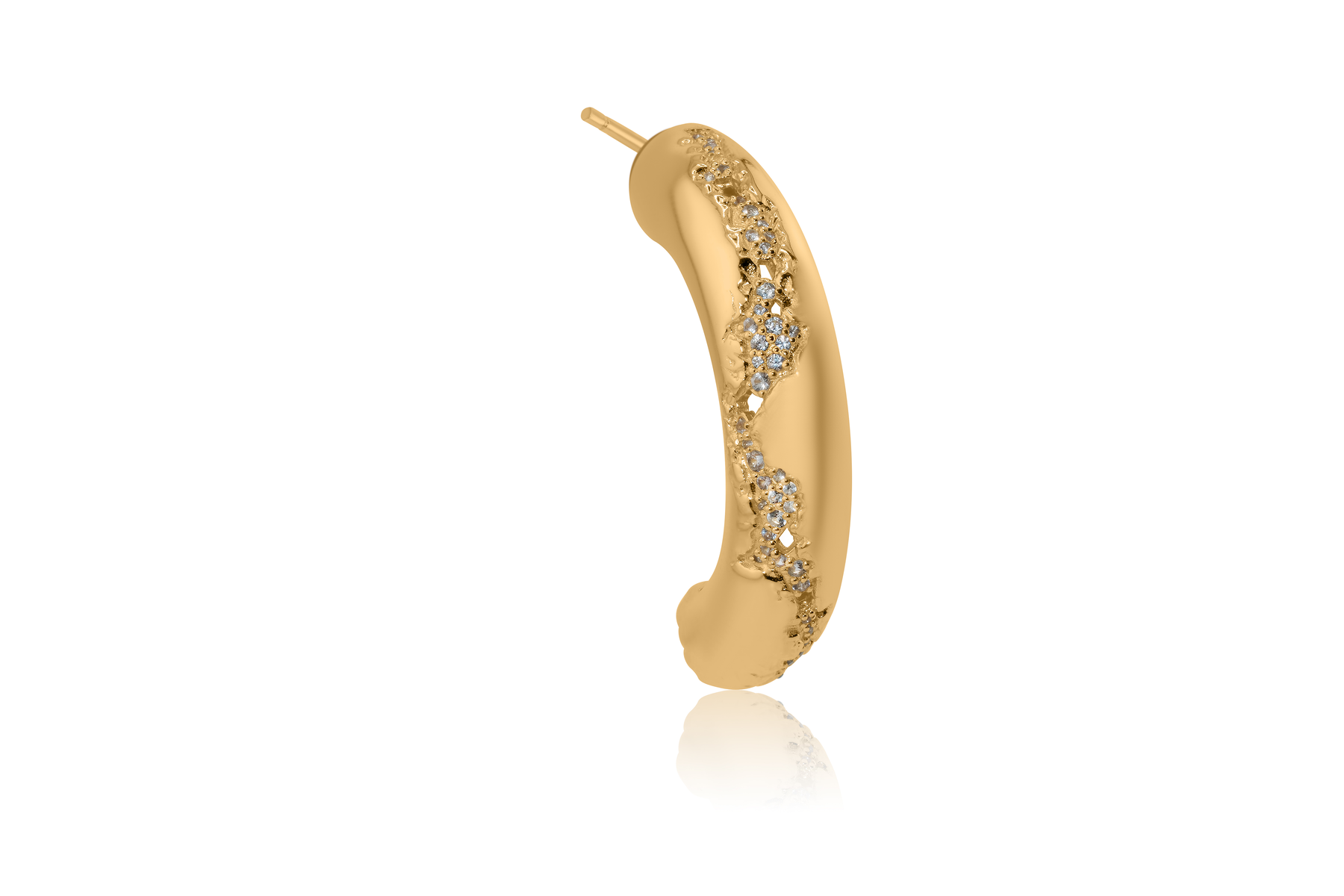Lago Earring Yellow Gold
