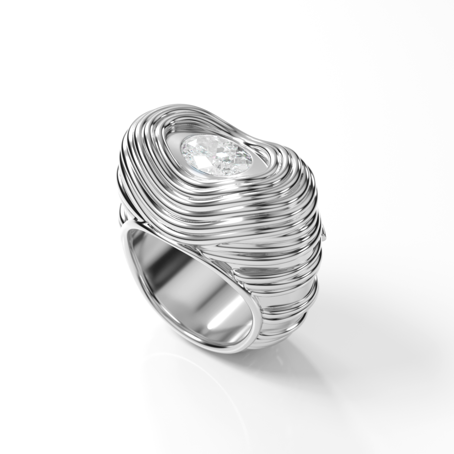 Vea Ring White Gold