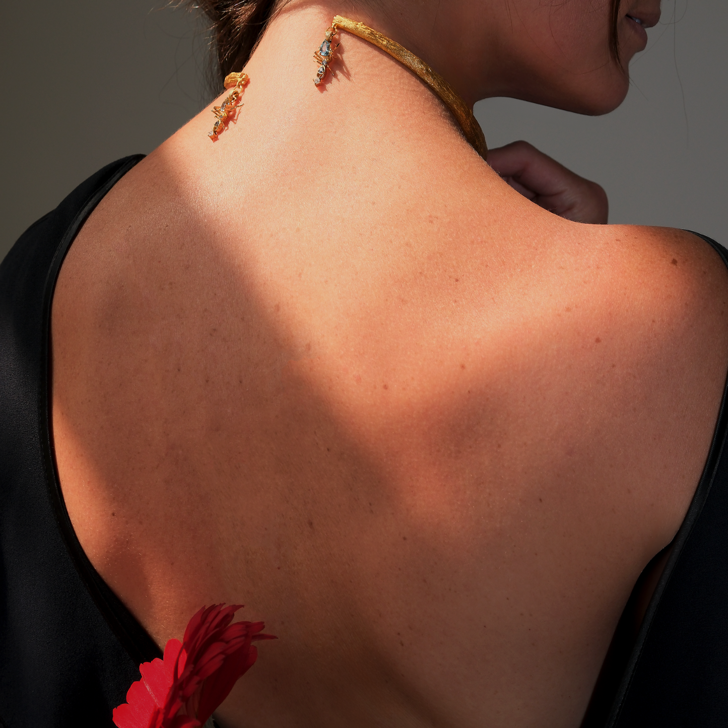 Tree Choker Yellow Gold