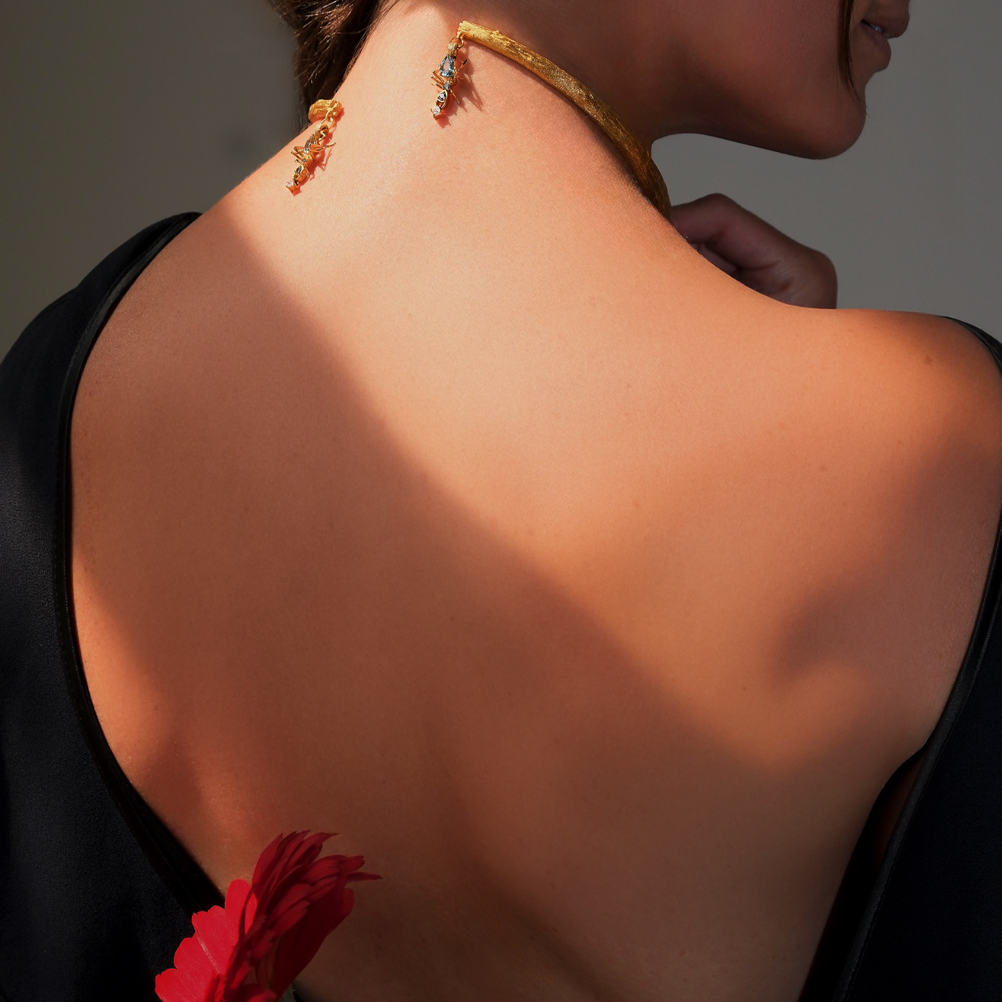 Tree Choker Yellow Gold