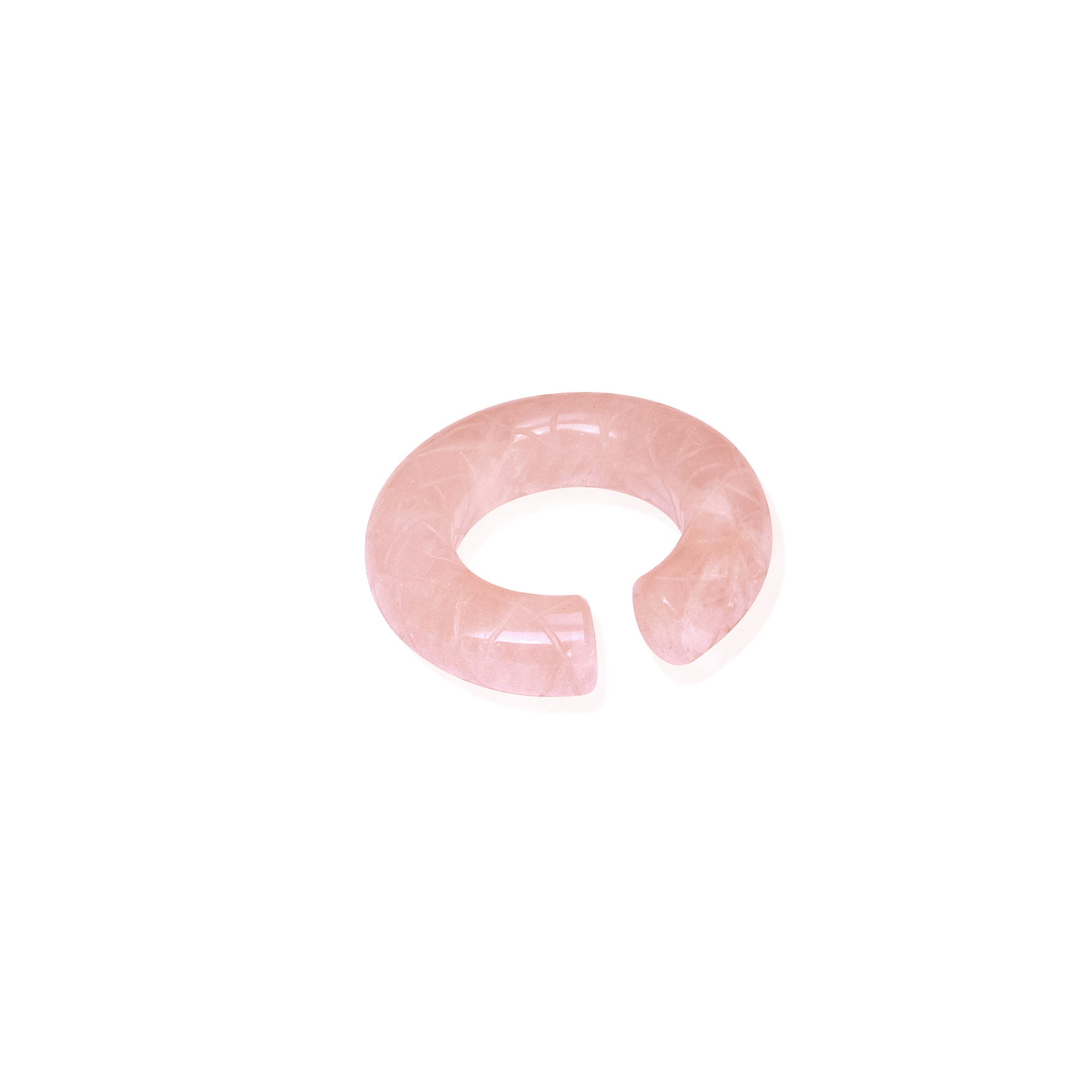 Beatrice Large Ear Cuff Pink Quartz