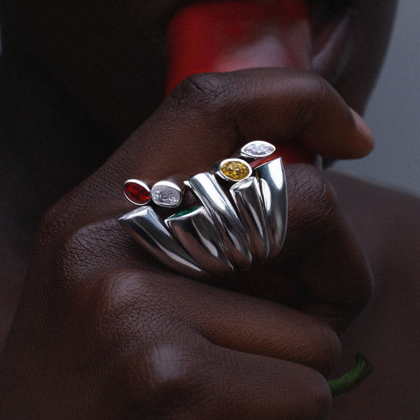 Bella Ring Sterling Silver and Gemstones