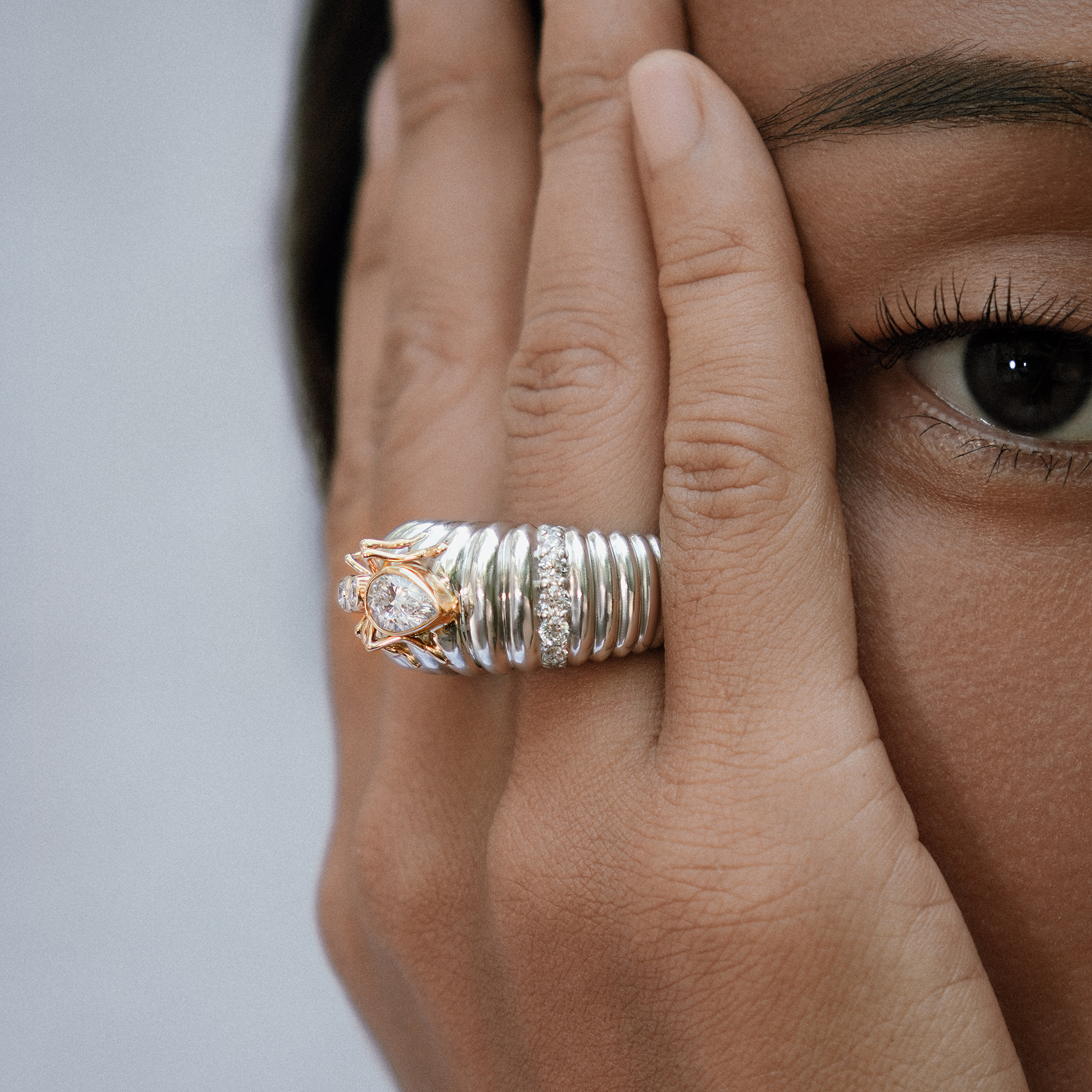 Kokoro Cocktail Ring 18k Yellow Gold