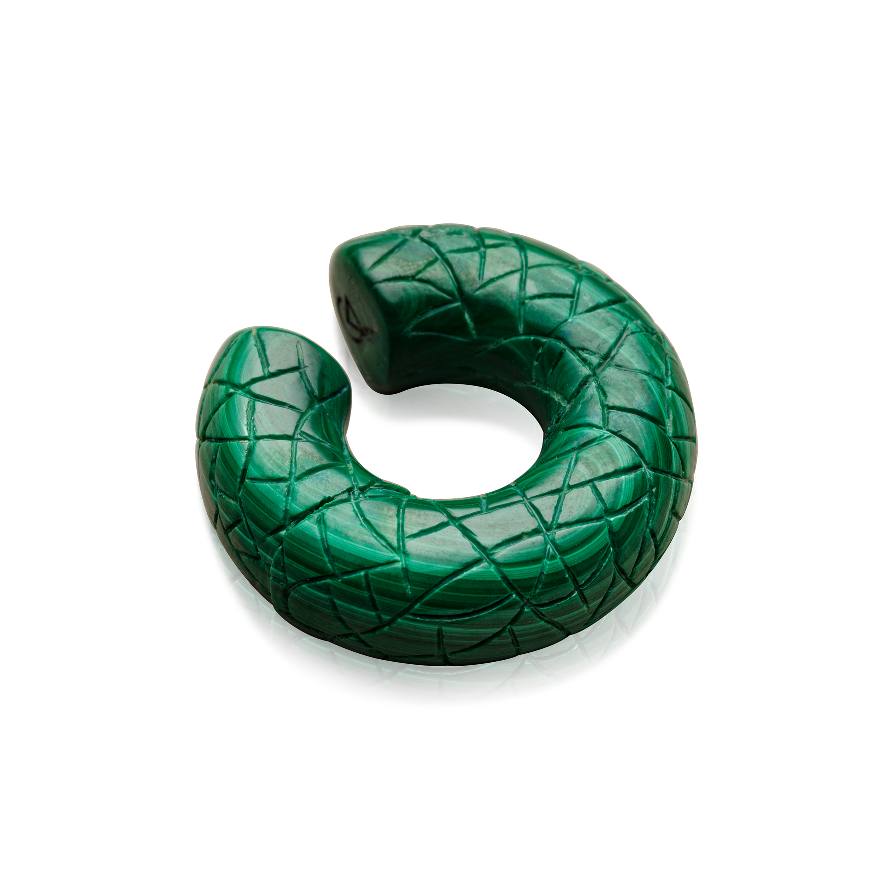 Beatrice Mini Ear Cuff Malachite