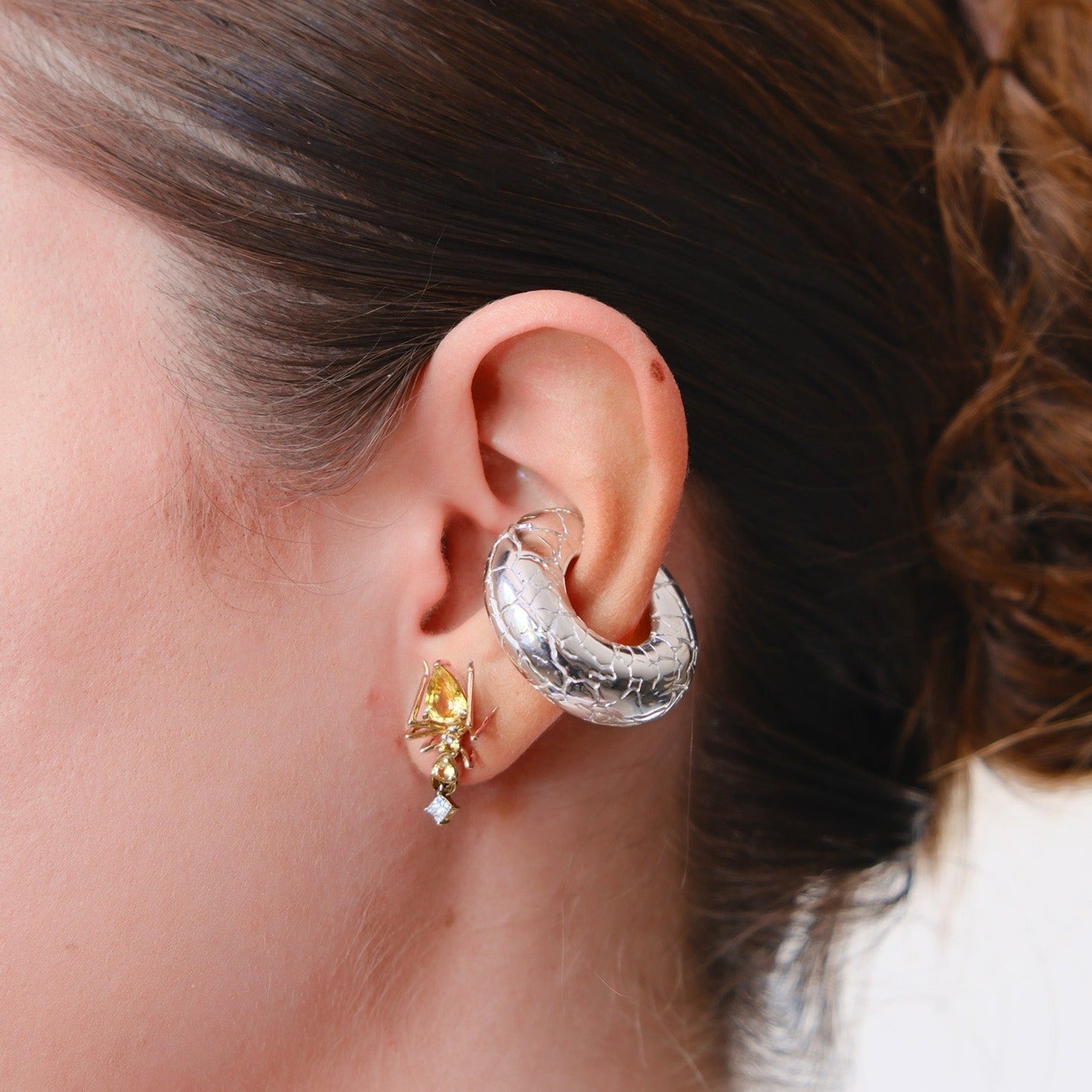 Beatrice Mini Ear Cuff Silver