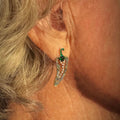 Cocoerow fine jewelry aya earring green emeralds On older model 