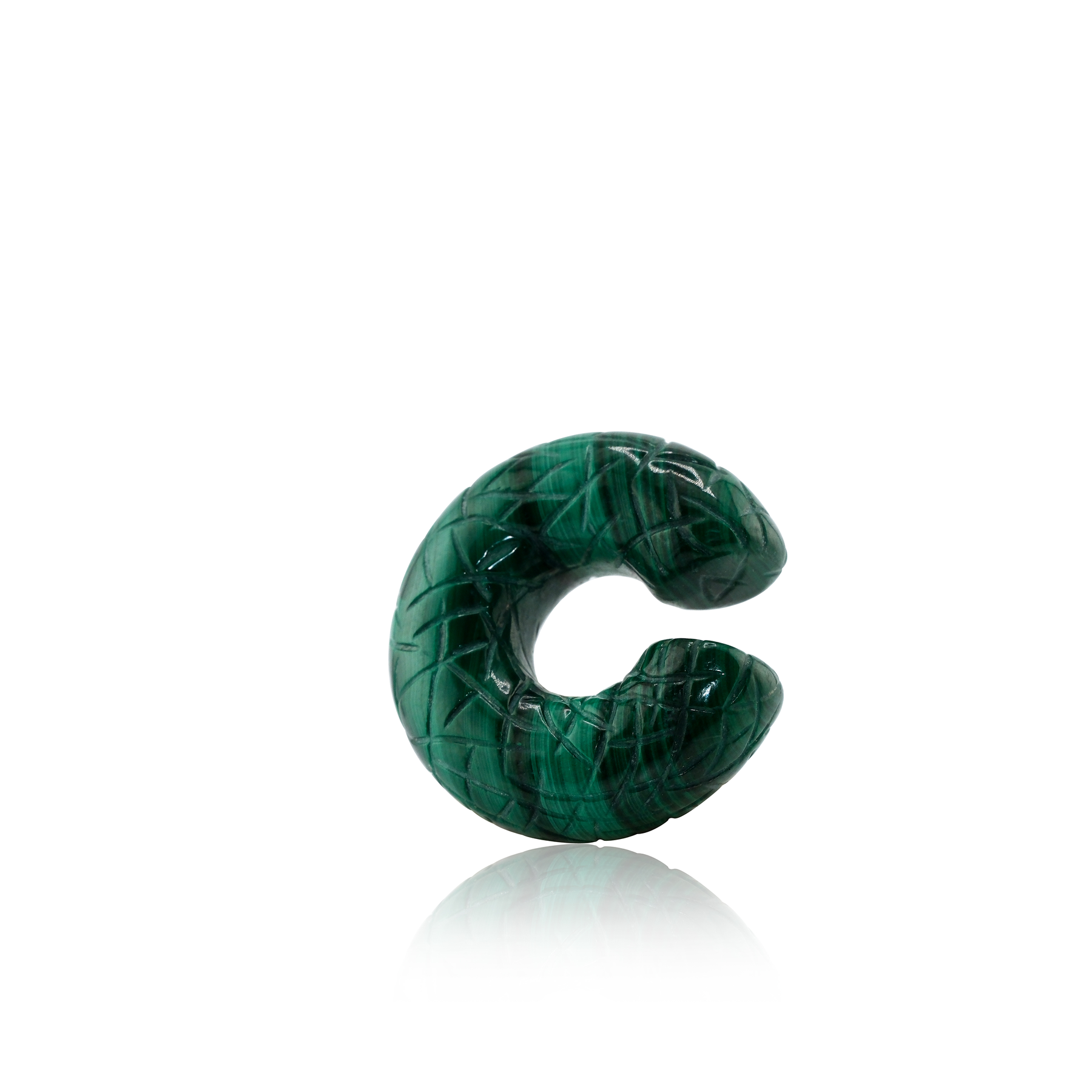 Beatrice Mini Ear Cuff Malachite