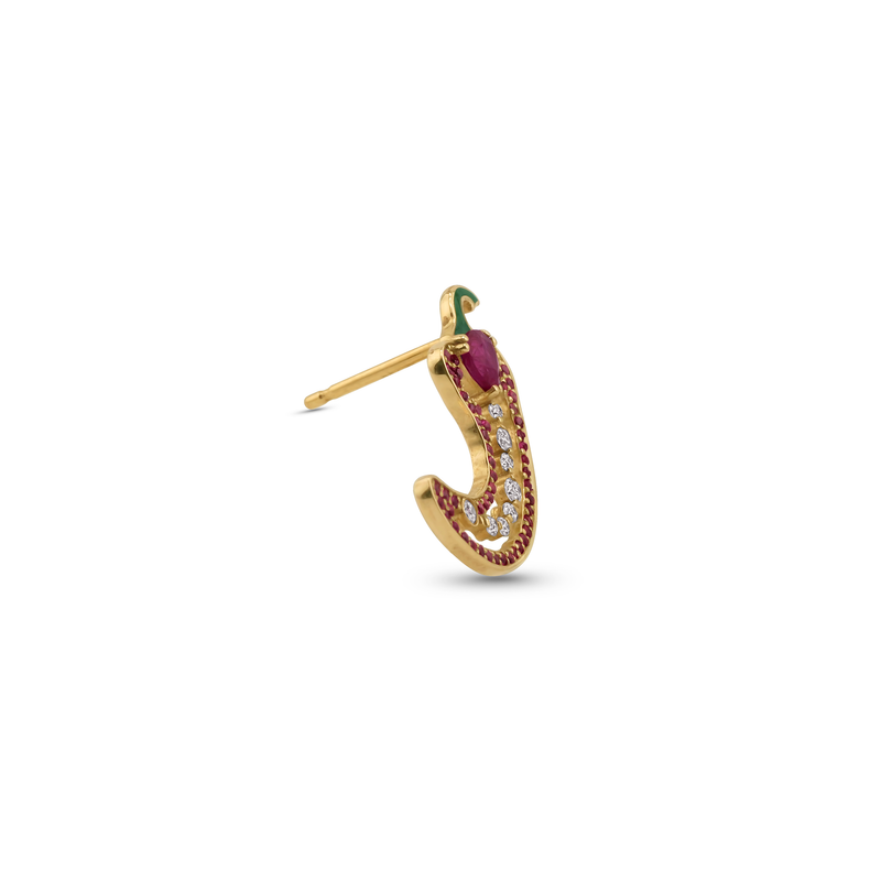 Piri_Earring_Yellow_Gold_Red_Ruby
