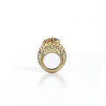 Cocoerow Ant Cocktail Ring Kokoro Collection 18K Yellow Gold Sculptural Fine Jewelry