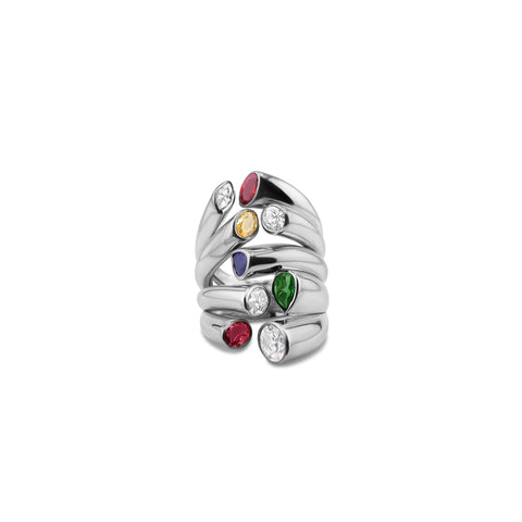 Product Title - Bella Ring Sterling Silver and Gemstones