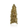 Cocoerow Nugget Ring Okuta Collection 14K Yellow Gold Diamonds Sculptural Fine Jewelry Front View